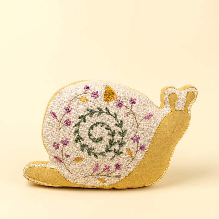 Spring Snail Pillow - Magnolia Lane co. Home + Garden + Gift