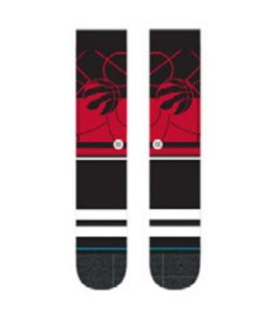 STANCE NBA RAPTORS CROSS COURT SOCKS