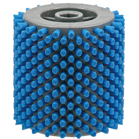 A product picture of the STAR Hard Blue Nylon Roto Brush | 70mm
