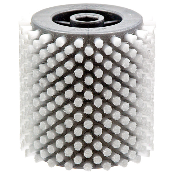 A product picture of the STAR Soft White Nylon Roto Brush | 70mm