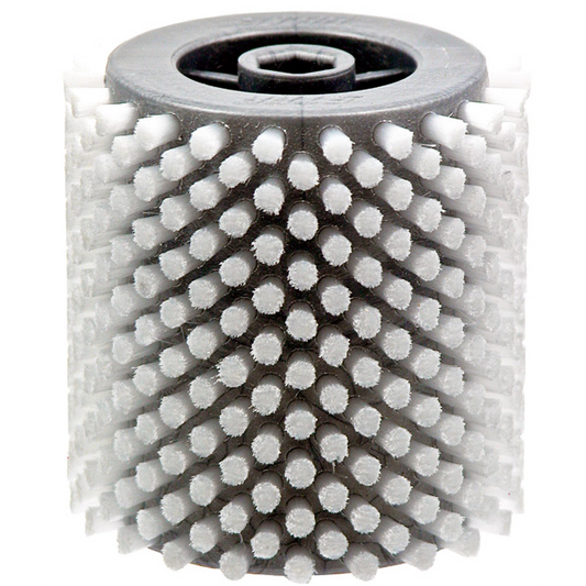 A product picture of the STAR Soft White Nylon Roto Brush | 70mm