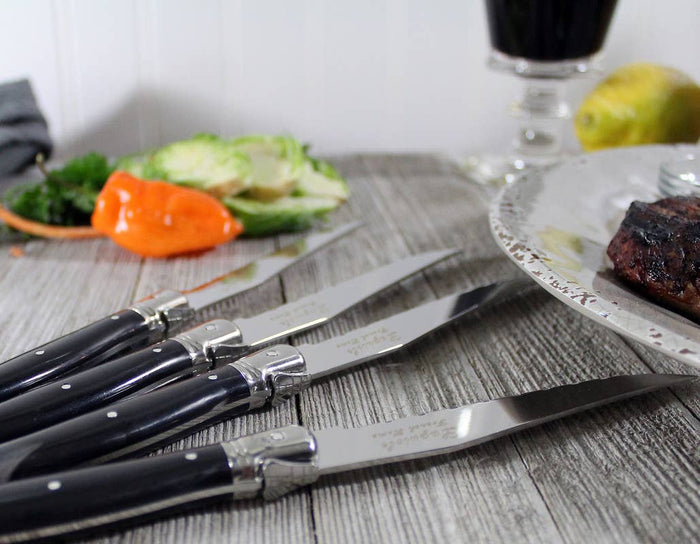 Steak Knives - Set of 4, Black