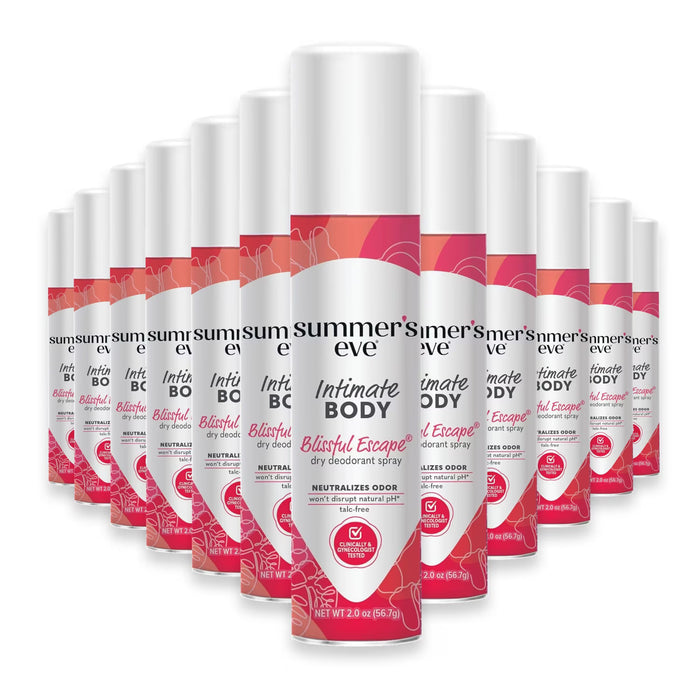 Summer’s Eve Blissful Escape Daily Intimate Deodorant Spray - 2 oz - 24 Pack