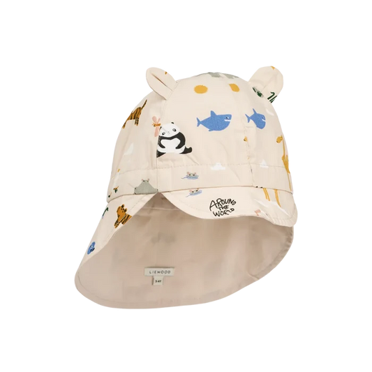 Liewood - Sun Hat - Gorm - Around The World/Sandy