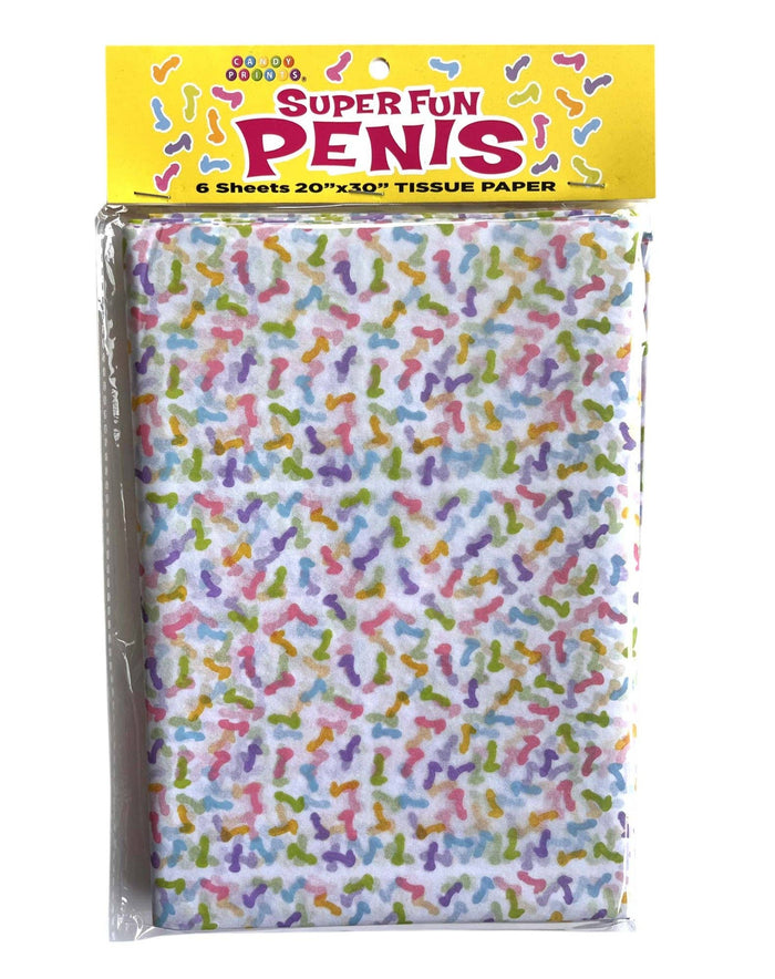 Super Fun Penis Tissue Paper