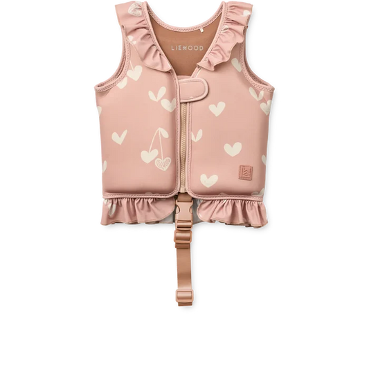 Liewood - Swim Vest - Dove - Sweethearts/Pale Tuscany