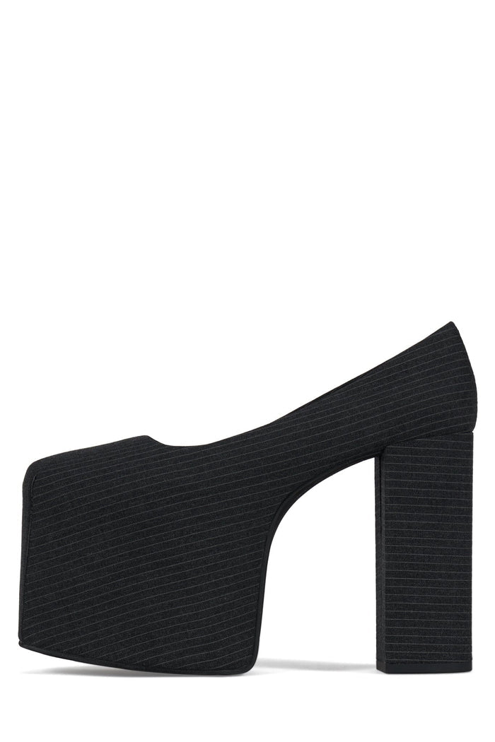 Dark Grey Pinstripe / 6