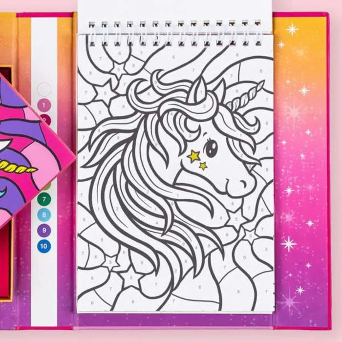 Tiger Tribe Colour By Numbers - Unicorn Dreaming