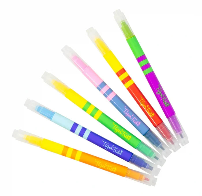 Tiger Tribe Colour Change Magic Markers 6 Pk
