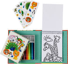 Tiger Tribe Colouring Set Zoo