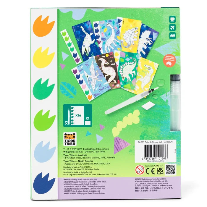 Tiger Tribe Dinosaurs Paint A Picture Set