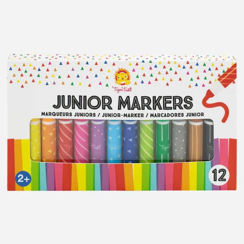 Tiger Tribe Junior Markers 12 Pk