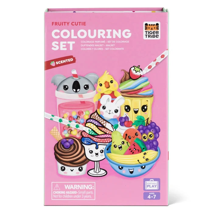Tiger Tribe Scented Colouring Set - Fruity Cutie
