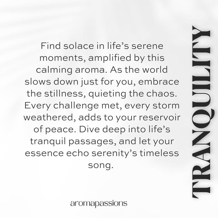 TRANQUILITY | Inspired by DIPTQ. DO SON | Do Son Dupe Pheromone Perfume - aromapassions