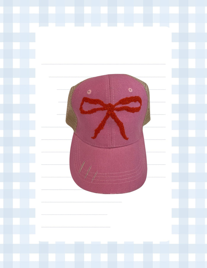 Red On Pink