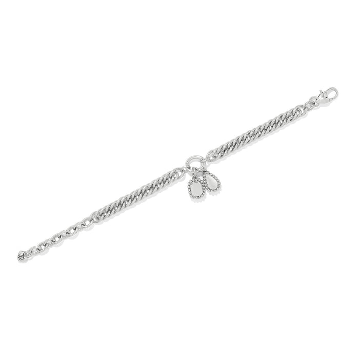 Twinkle Luxe Charm Link Bracelet