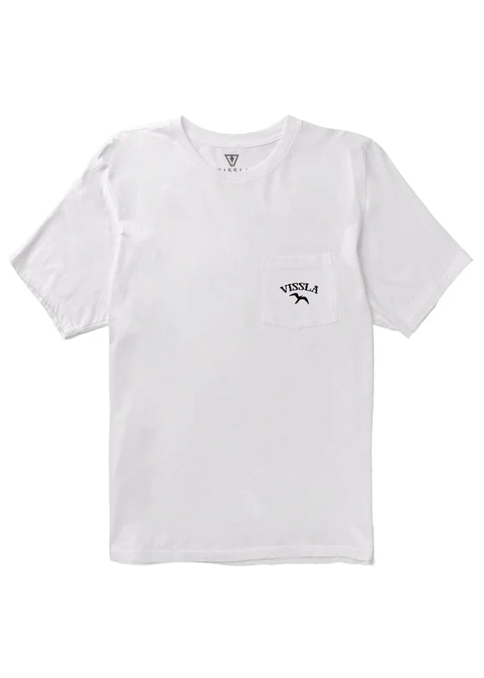 Vissla Island Bird Organic Pocket Tee front view
