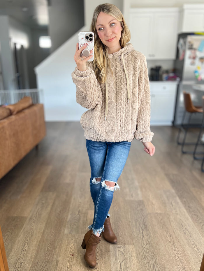 Warm Feelings Plush Hoodie