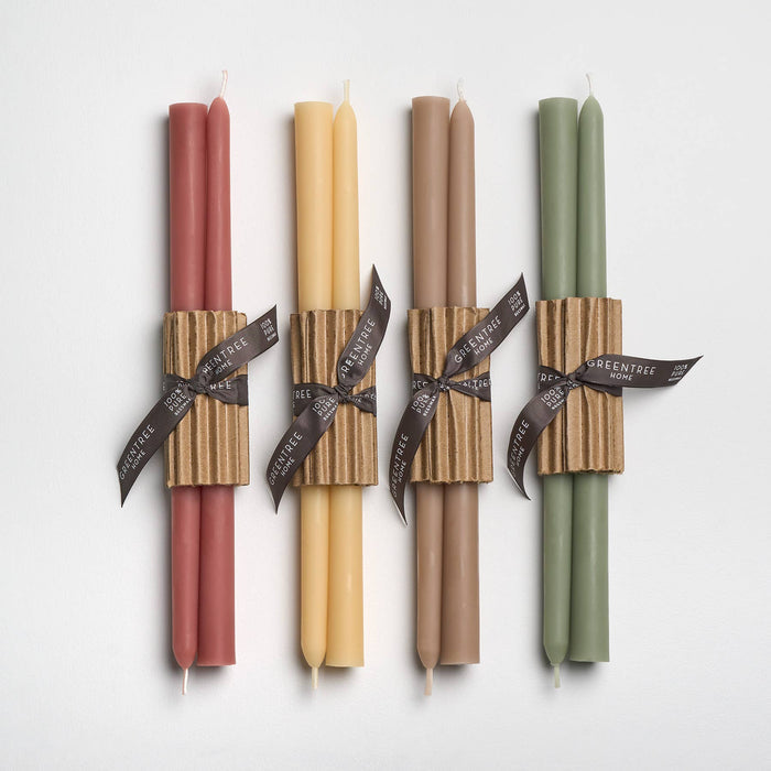 Wedding Collection - Every Day Taper Beeswax Candles: Berry Champagne / 10"