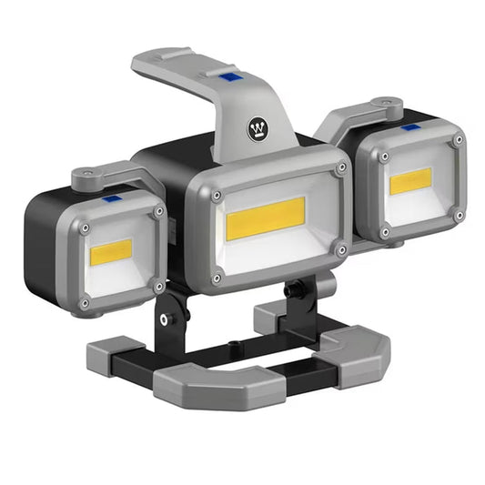 Westinghouse 2000 Lumen Rechargeable LED Work Light with 3-Head Design and USB Power Bank