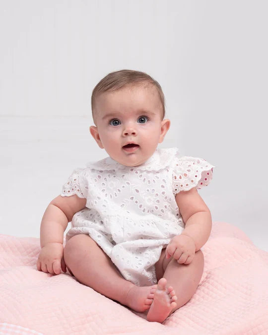 White Eyelet Bubble