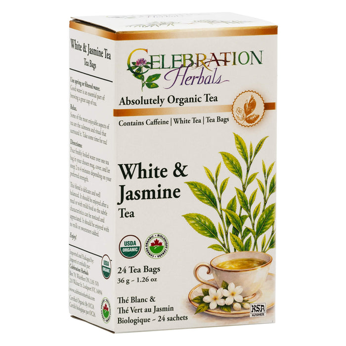 Box of Celebration Herbals White & Jasmine Tea - 24 Bags