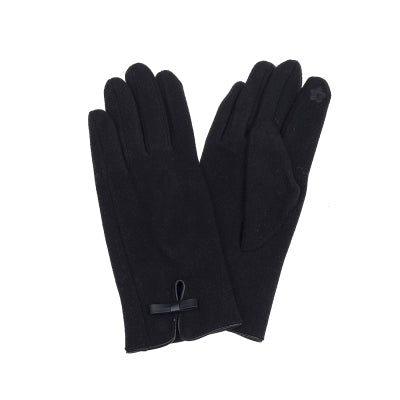 Winter Gloves with Bow detail and Front Split