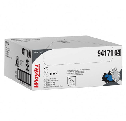 Wypall PowerClean X70 Single Sheet Wipers