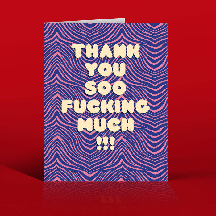ZEBRA thank you card