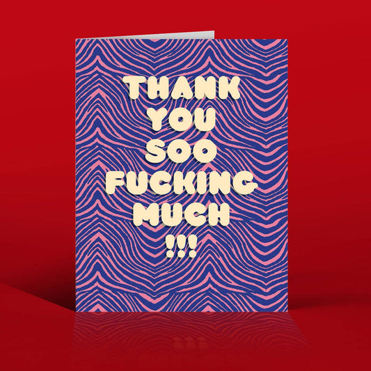ZEBRA thank you card