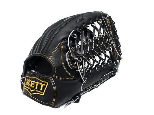 ZETT Pro Japan Steerhide 12.75 inch Outfielder Glove - Black #1