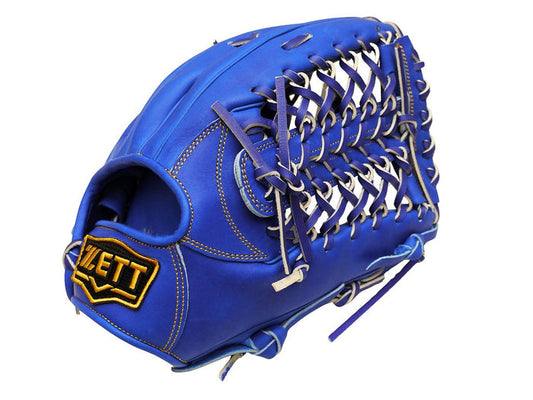 ZETT Pro Japan Steerhide 12.75 inch Outfielder Glove - Royal Blue #1